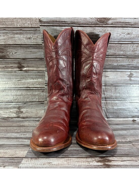 Tecovas The Cartwright Cowboy Boots Size 13 D color reddish-brown 92941 main image 9